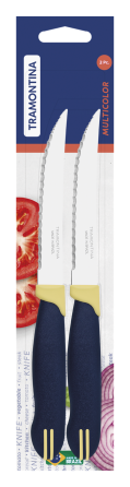Набор ножей для стейка Tramontina Multicolor, 125 мм - 2 шт (6186986) Киев