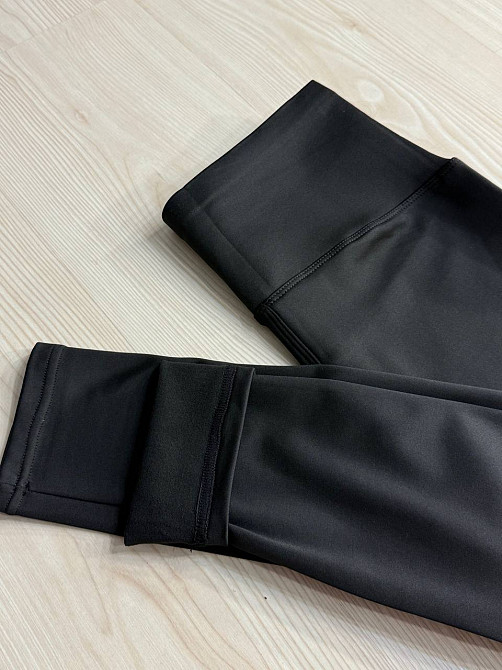 Лосины женские Black Cyclone 312 утепленные с утягивающим поясом и пуш-ап черные, черный, XL Киев - изображение 13