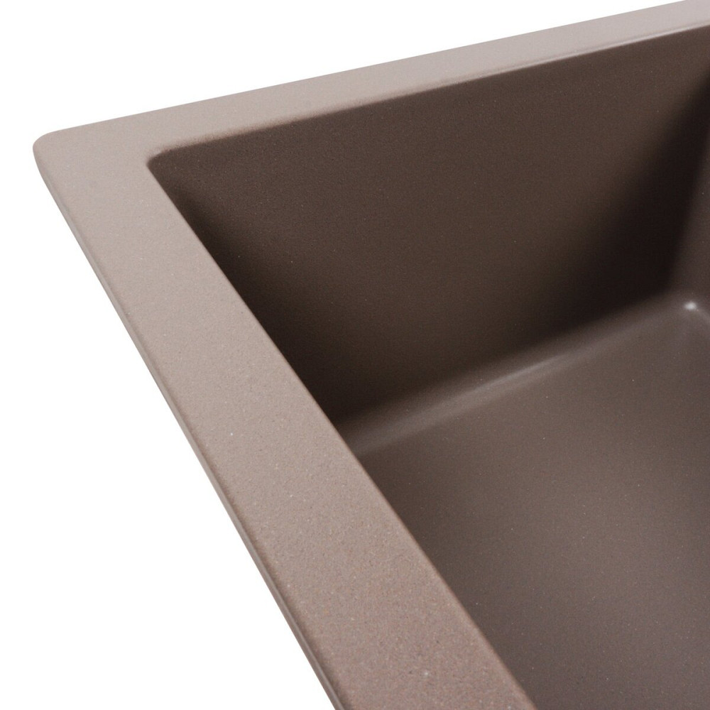 Гранітна мийка для кухні Platinum 7850W TOSKANA матова Дюна Коломыя - изображение 3