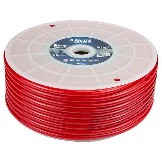 Шланг в бухте полиуретановый (PU) армированный 50м 8×12мм REFINE (7013671) Киев