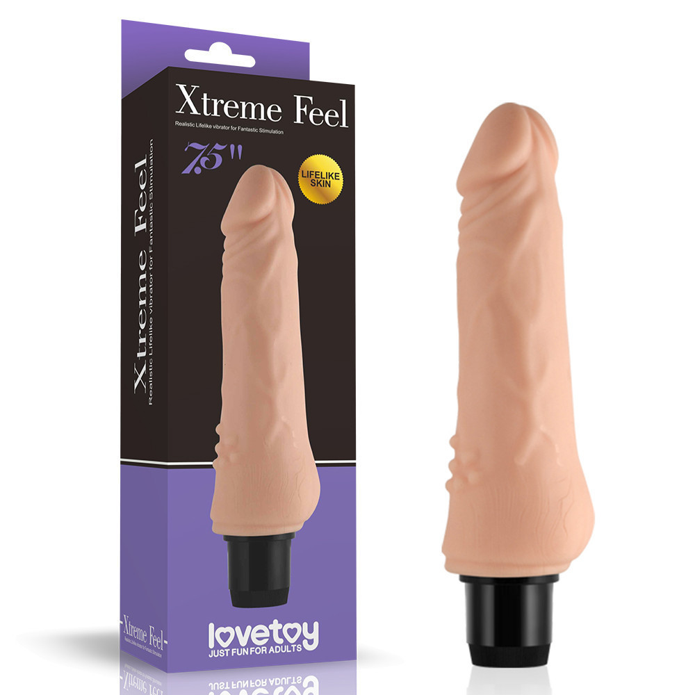 Реалістичний вібратор - Xtreme Feel Vibrator Flesh 7.5" Sex Aura Київ - фото 1