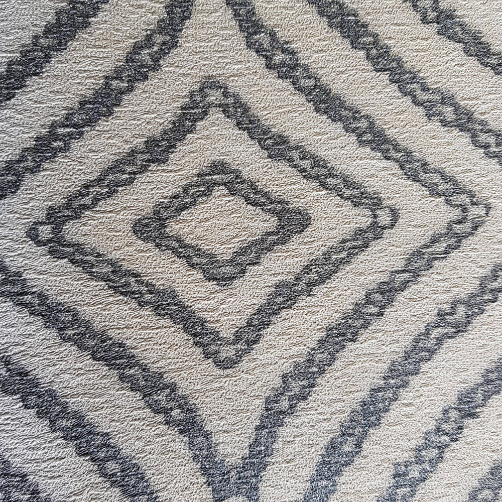 Шпалери метрові вінілові на флізелін 24 Carati Cristiana Masi абстракція смуги чорні хвилі на піщаному 3д Київ - фото 4