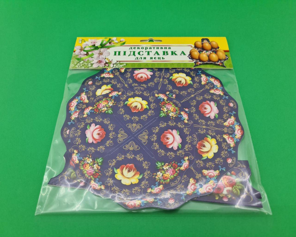 Декоративная подставка для яиц №12 "Жостово" (12 яиц) высокая (1 шт) Харків - фото 3