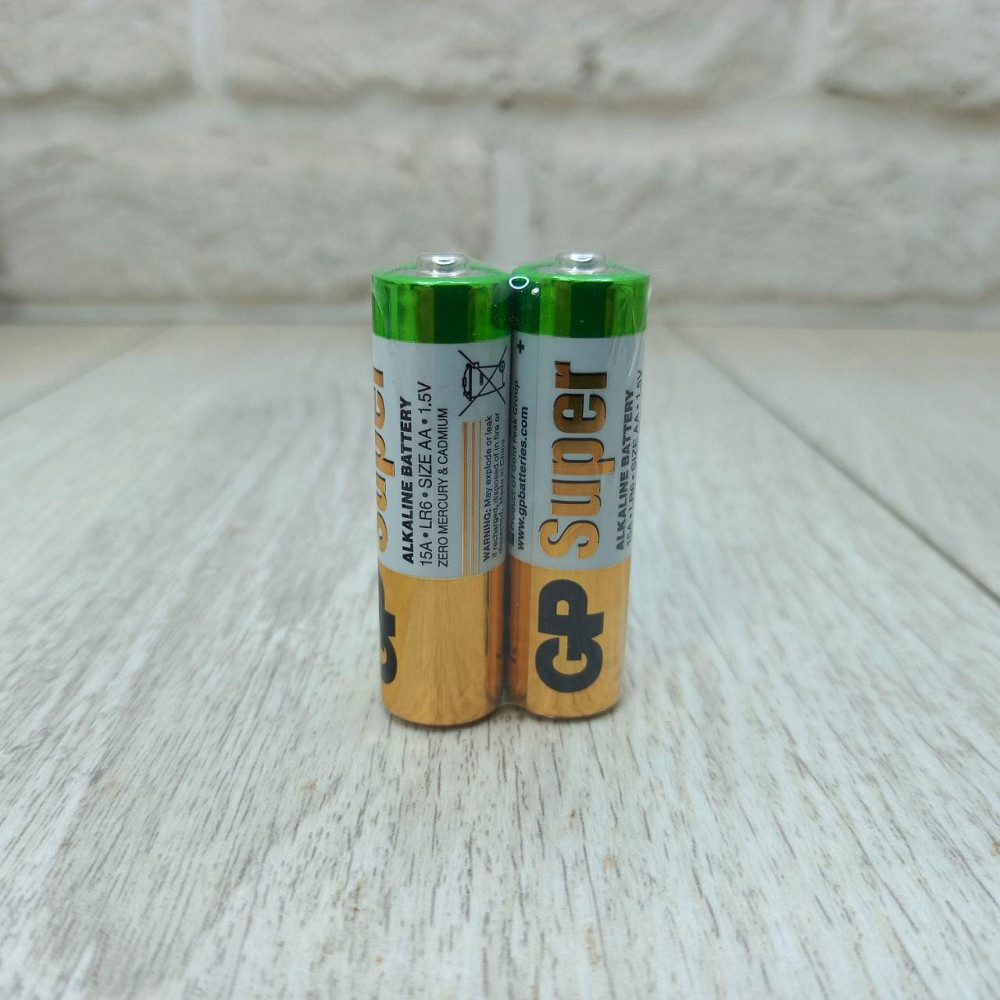 Батарейки GP Super Alkaline AA/LR06 1,5V – блок 40 штук для надійного живлення пристроїв Харків - фото 7