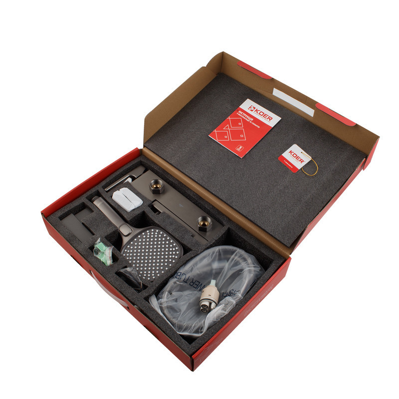 Змішувач для ванни з коротким виливом KOER KB-41009-07 (Колір графіт) (KR5986)   ( 25983 ) Харків - фото 8
