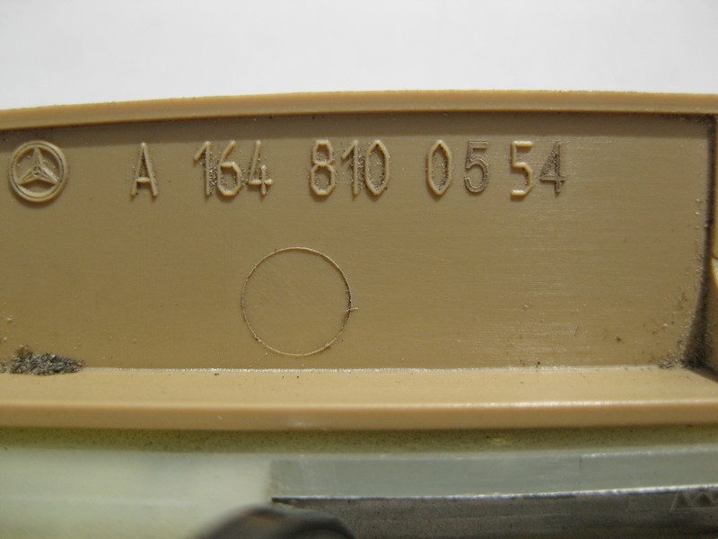 Mercedes-Benz  A1648100554 8K67 Ручка стельова бежева задня ліва ML W164 GL X164 R-Class W251 Одеса - фото 4