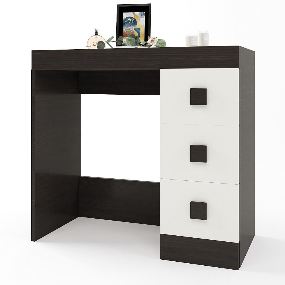 Туалетний столик Соната Еверест венге темний + білий (DTM-2609) Львів - фото 1