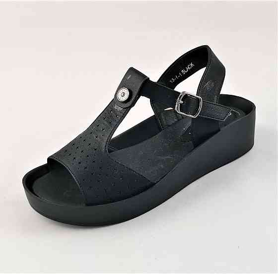 Жіночі Сандалі Босоножки на Танці Платформа Чорні літені (розміри: 37,38,39) - 1-1 Дніпро