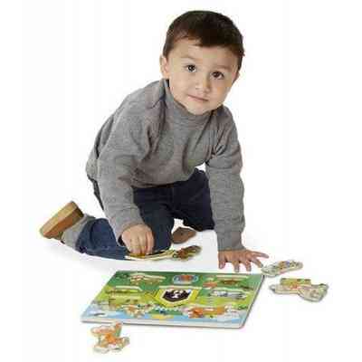 Развивающая игрушка Melissa&Doug Рамка-вкладыш Домашние животные 8 эл (MD19053) Винница