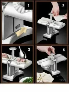 Машинка для лепки пельменей и вареников форма для пельменей машина для изготовления пельменей ручная MA-24 Коломия - фото 4