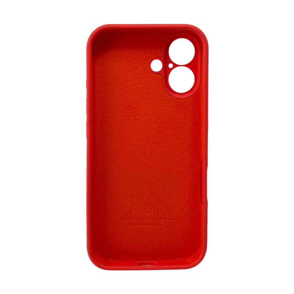 Чохол для iPhone 16 Pro Silicone Berry Red Київ - фото 6