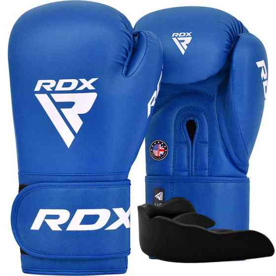 Боксерські рукавиці RDX AS2 BLUE 10 унцій (капа в комплекті) Каменское