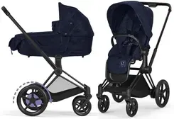 Детская коляска Cybex E-Priam 4.0 Elektryczny  Zestaw 2W1 Z Opcją 3W1 Fe Rebellious Luxury Denim Głęboko Spacerowy Киев