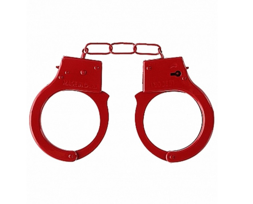 Наручники - Ouch! Beginner's Handcuffs Red Sex Aura Київ - фото 5