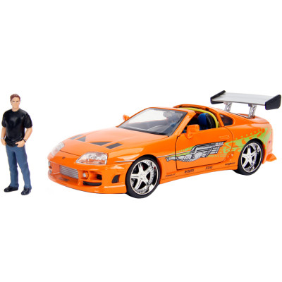 Машина Jada металева Форсаж Toyota Supra (1995) + фігурка Браяна 1:24 (253205001) Вінниця - фото 8