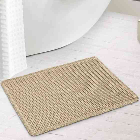 Коврик для ванной / туалета вафельный Lovely Svi - 50 x 80 см Бежевый (207256) Киев