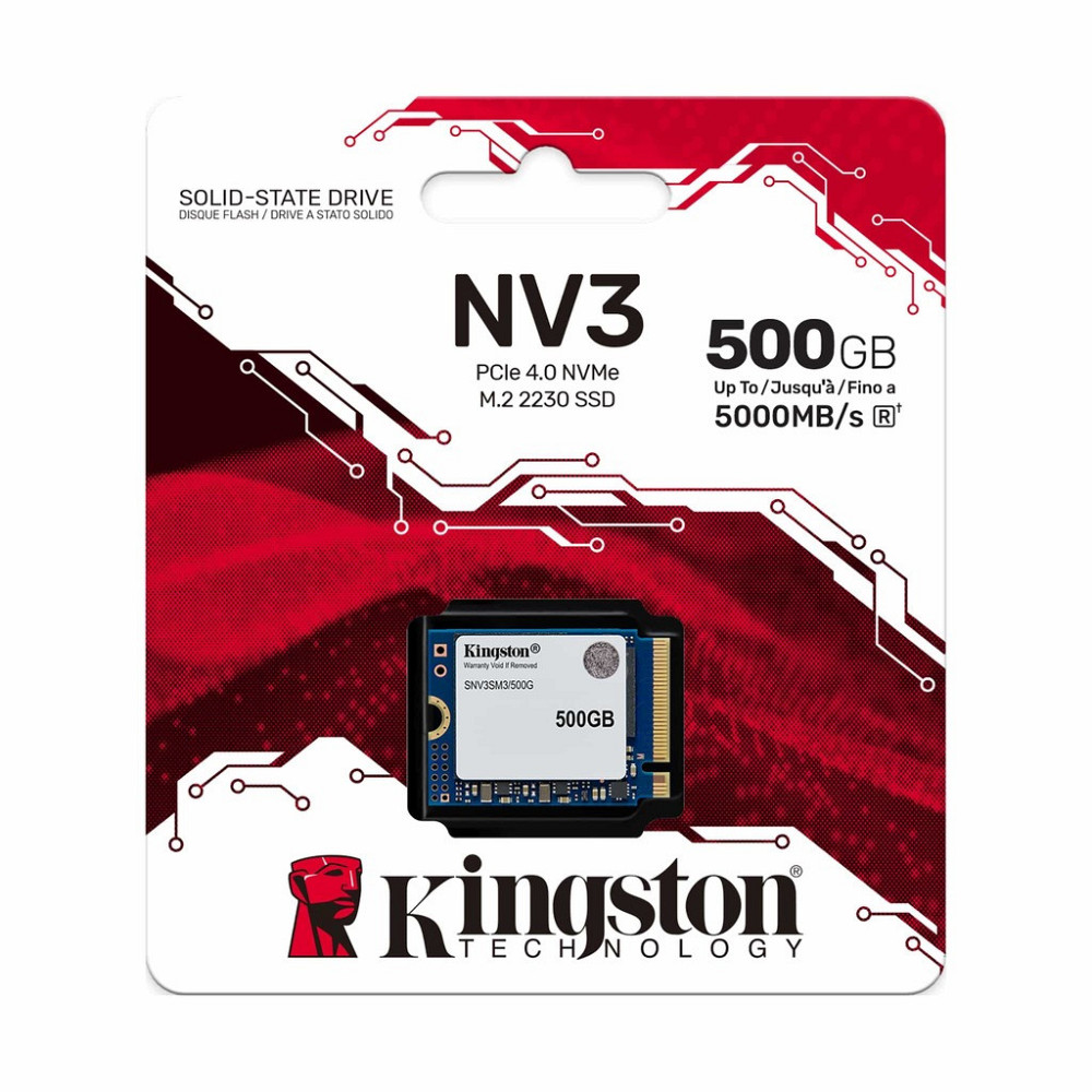 Накопичувач SSD M.2 Kingston NV3 500GB NVMe 2230 PCIe 4.0 x4 3D NAND Одеса - фото 2