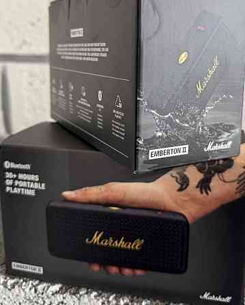 Нова портативна акустика Marshall Portable Speaker Emberton II Black and Brass (1006234) Киев
