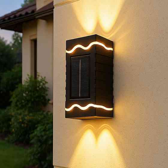 Настінний світильник на сонячній панелі,Теплий білий SBR Київ