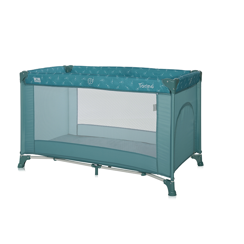 Ігровий дитячий манеж від народження до 3-х років Torino 1 Layer Arctic Floral Lorelli Блакитний Кривий Ріг - фото 1