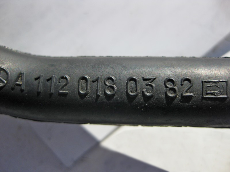 Mercedes-Benz  A1120180382 Вентиляційна трубка видалення повітря при частковому навантаженні для двигунів M112 V6 2.4 2.6 2.8 3.2 3.7л M113 V8 4.3 5.0 Одесса - изображение 4