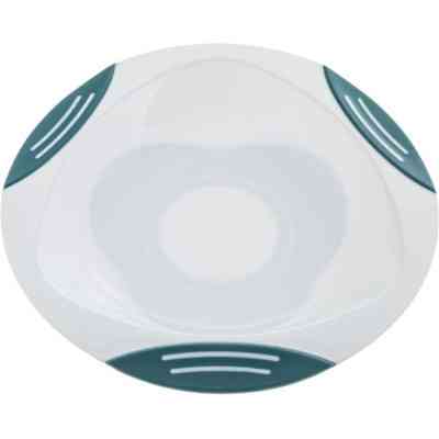 Тарелка детская Akuku на присоске, белый-бирюзовый (A0524) Винница