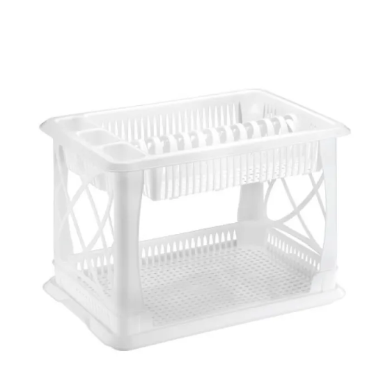 Сушка для посуду 2х-ярусна Elif біла Харків