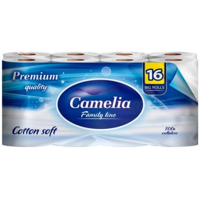 Туалетний папір Camelia Premium 3 шари 16 рулонів (8606111248021) Вінниця - фото 1