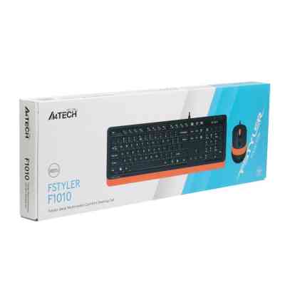 Комплект A4Tech F1010 Orange (4711421943093) Винница