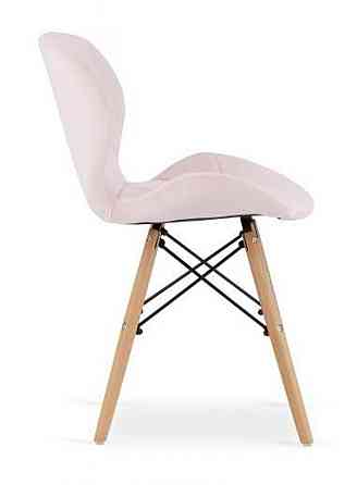 Крісло для кухні Bonro B-531 велюр сучасний стілець з м'яким сидінням Рожевий Київ
