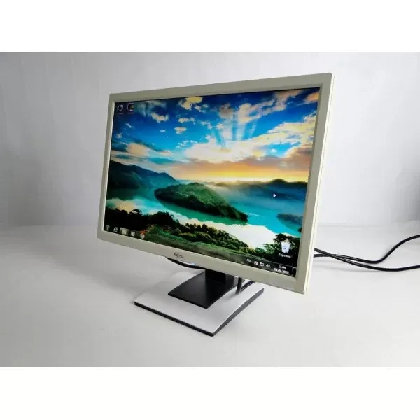 Б/У Монітор Fujitsu FS B22W-5 22" TN+film Widescreen White LED Дніпро - фото 3