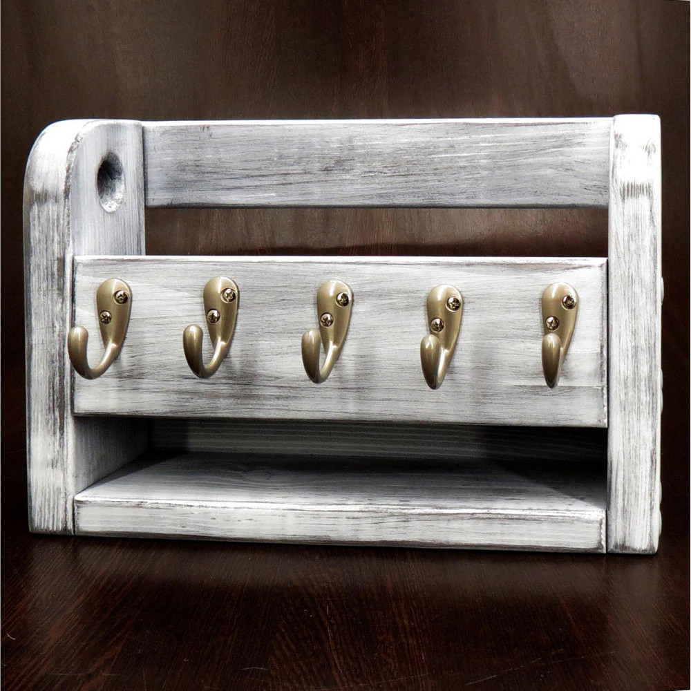 Ключниця дерев'яна "Сен-Мішель" шеббі Миколаїв - фото 3