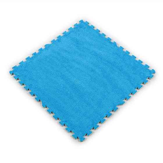 Пол-пазл плюшевый 60х60х1см Голубой (D) SW-00002091 Киев