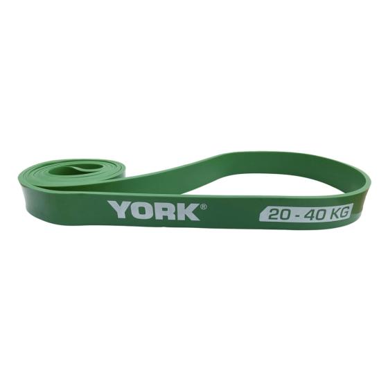 Резинка для фітнесу York 20-40кг - 2080x32x4,5 мм, зелений Київ