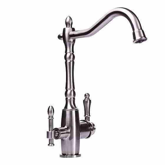 Смеситель для кухни под осмос Globus Lux LAZER GLLR-1000-8-STSTEEL (000019265) Киев