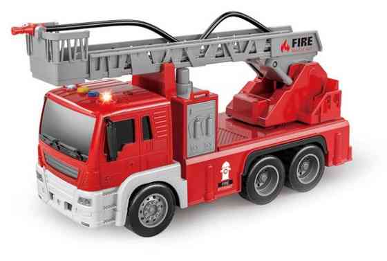 Игрушка CARS S Пожарная машина с разбрызгивателем воды и лестницей 1:16 (CJ-2180230) (7120442) Киев