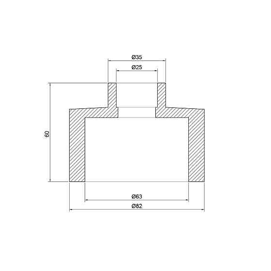 Муфта PPR Thermo Alliance 63х25 Київ