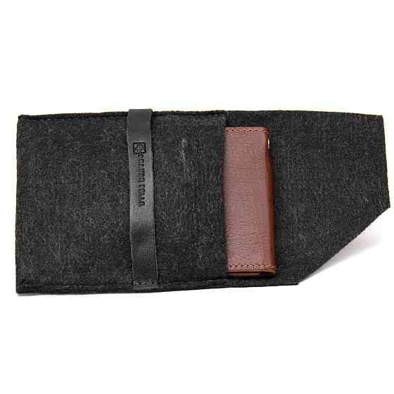 Ключниця з натуральної шкіри Коричневий (GRANDE PELLE) Київ