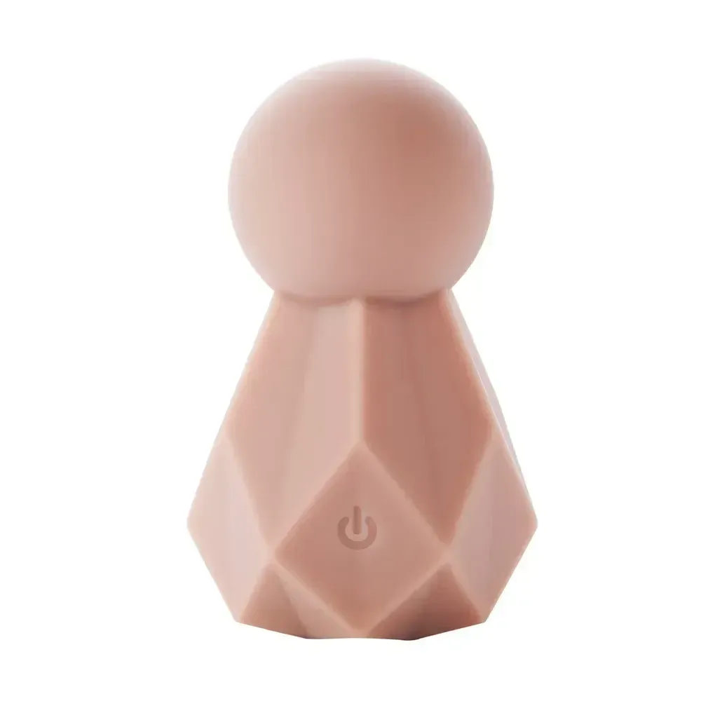 Вибратор для клитора Sweet Em Crystal в форме кристалла с гранями, розовый, 8 х 4.8 см Sex Aura Киев - изображение 1