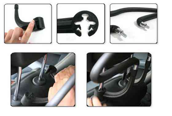 Тремпель для автомобиля прорезиненный ПРОЧНЫЙ, автомобильная вешалка Кременчуг