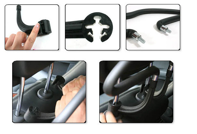 Тремпель для автомобиля прорезиненный ПРОЧНЫЙ, автомобильная вешалка Кременчуг - изображение 3