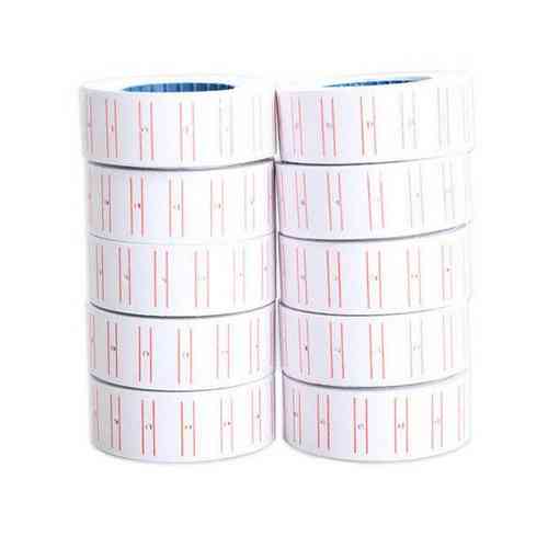 Самоклеючі цінники для маркування товарів, 10 рулонів Київ