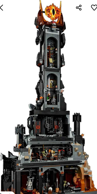 Конструктор Обладатель колец: Барад-Дур, 5471 деталь (10333) Киев - изображение 6