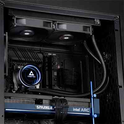 Система жидкостного охлаждения Chieftec Iceberg 240 DARK (CLC-240-BLK) Винница