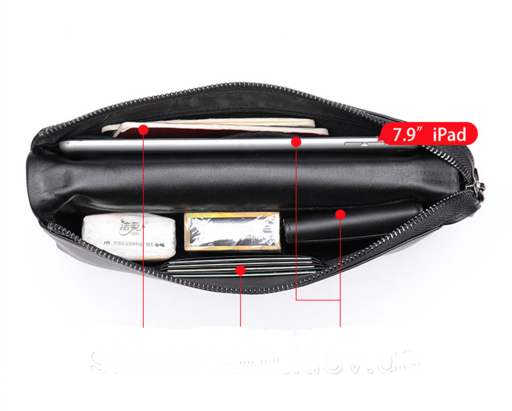 Мужской кожаный клатч Leather Collection (3004) Киев - изображение 5