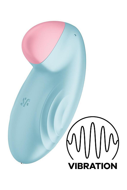 Смарт-вибратор для клитора Satisfyer Tropical Tip Light Blue Sex Aura Киев - изображение 2