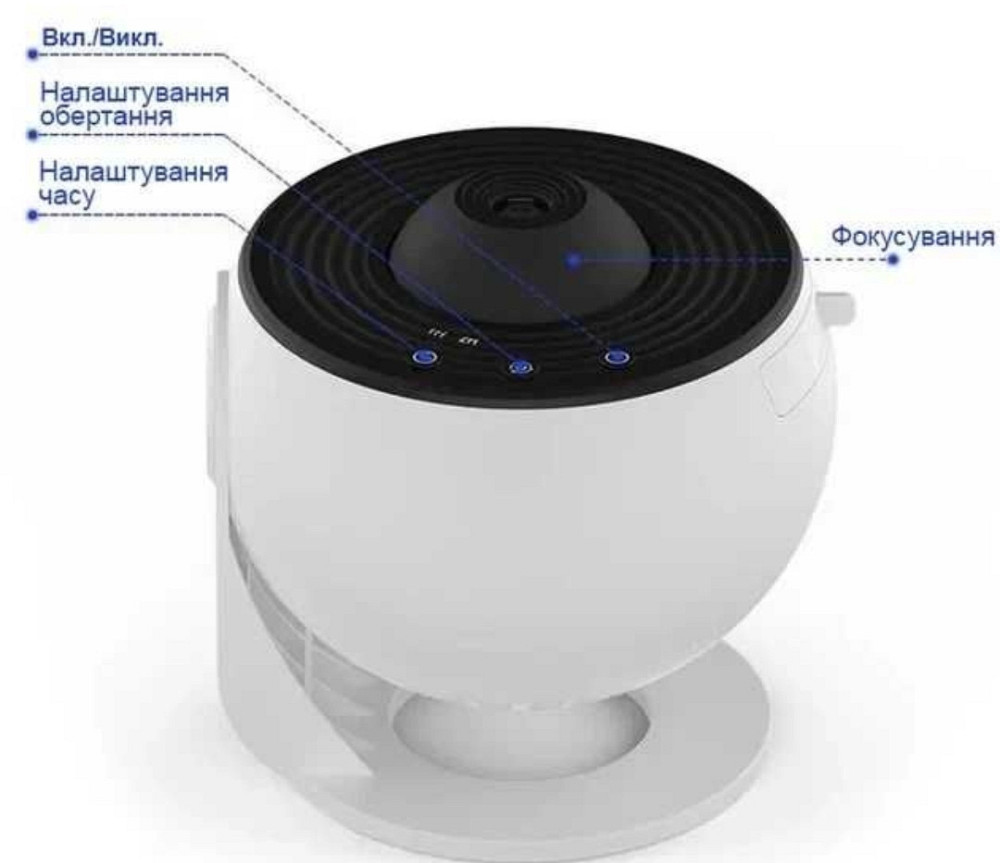 Домашній планетарій, Проектор зоряного неба, Нічник галактика. Київ - фото 6