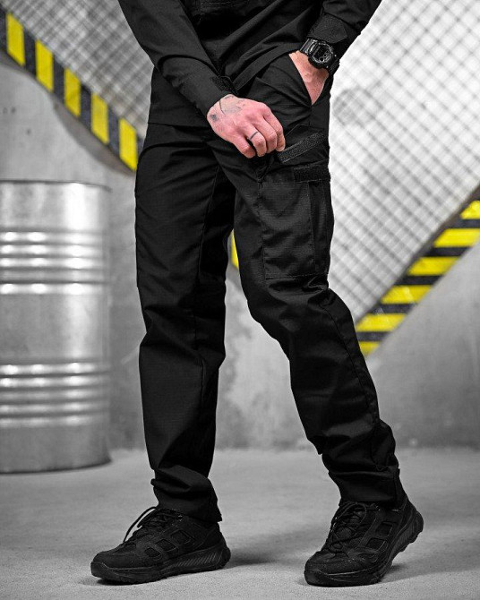 Тактический костюм уставной ENDER черный полиция  ДЛ6225 Одесса - изображение 7