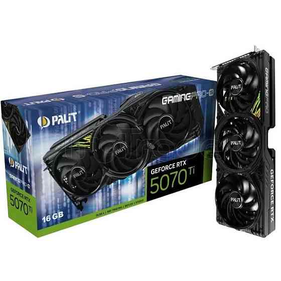 Відеокарта GF RTX 5070 Ti 16 GB GDDR7 GamingPro-S Palit (NE7507T019T2-GB2031U) ( Black ) Харьков