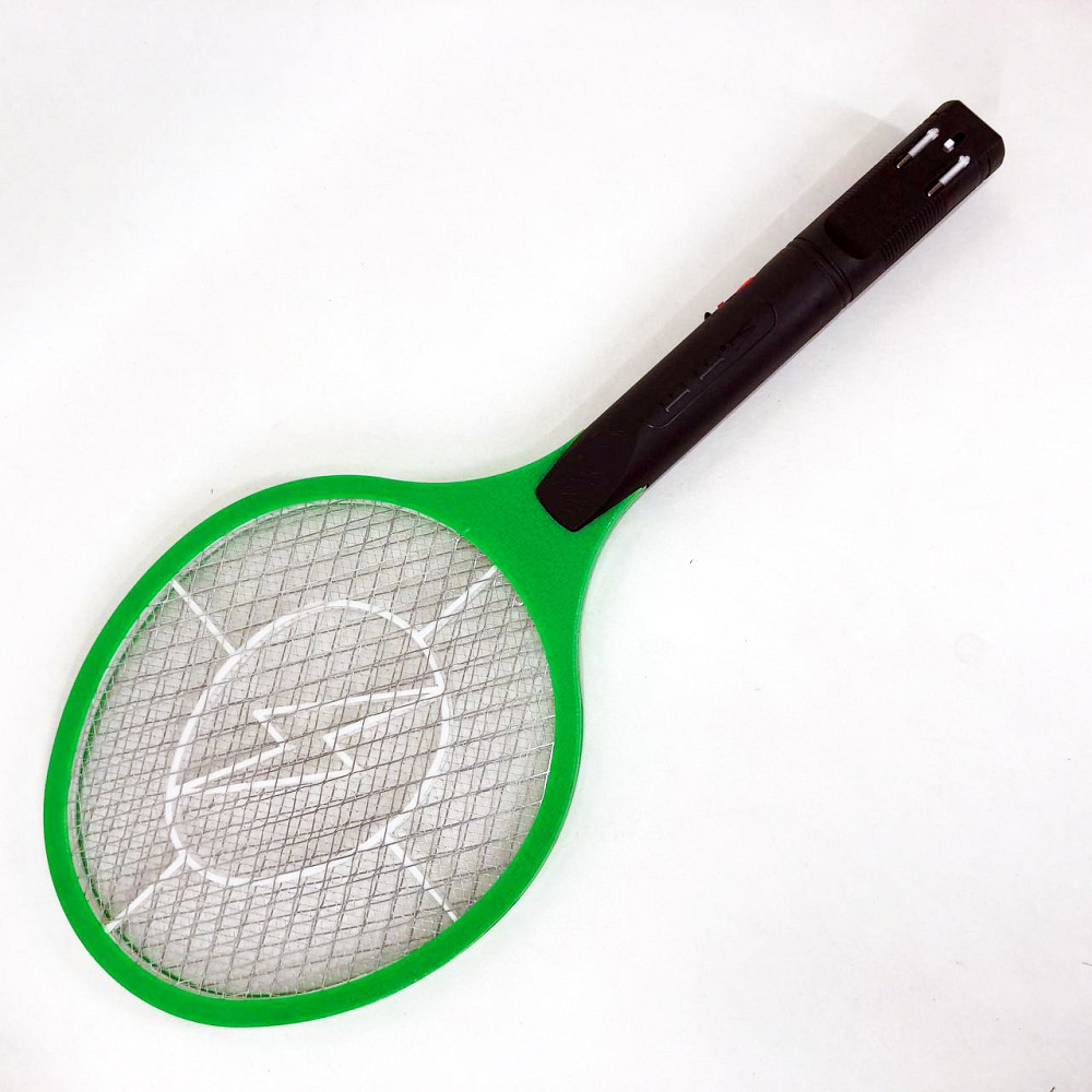 Мухобойка электрическая от насекомых, Аккумуляторный уничтожитель комаров, мошек, мух. Цвет: зеленый AF-25 Львов - изображение 5